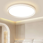 plafonnier led moderne blanc beige rond flux lumineux variable toucher interrupteur monté surface