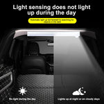 Bande LED sans fil bleu cristal pour coffre de voiture