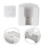 support mural blanc moderne adhésif télécommande boîte rangement rectangle petits objets divers chambre