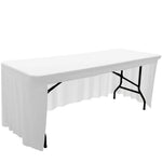 housse table pliante extensible clips table rectangulaire moderne couleur unie imperméable