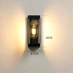 applique murale contemporaine noir led éclairage maison transparente fixations classique
