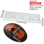 moules gâteau silicone motifs crustacés gris clair modernes décoration sucrerie