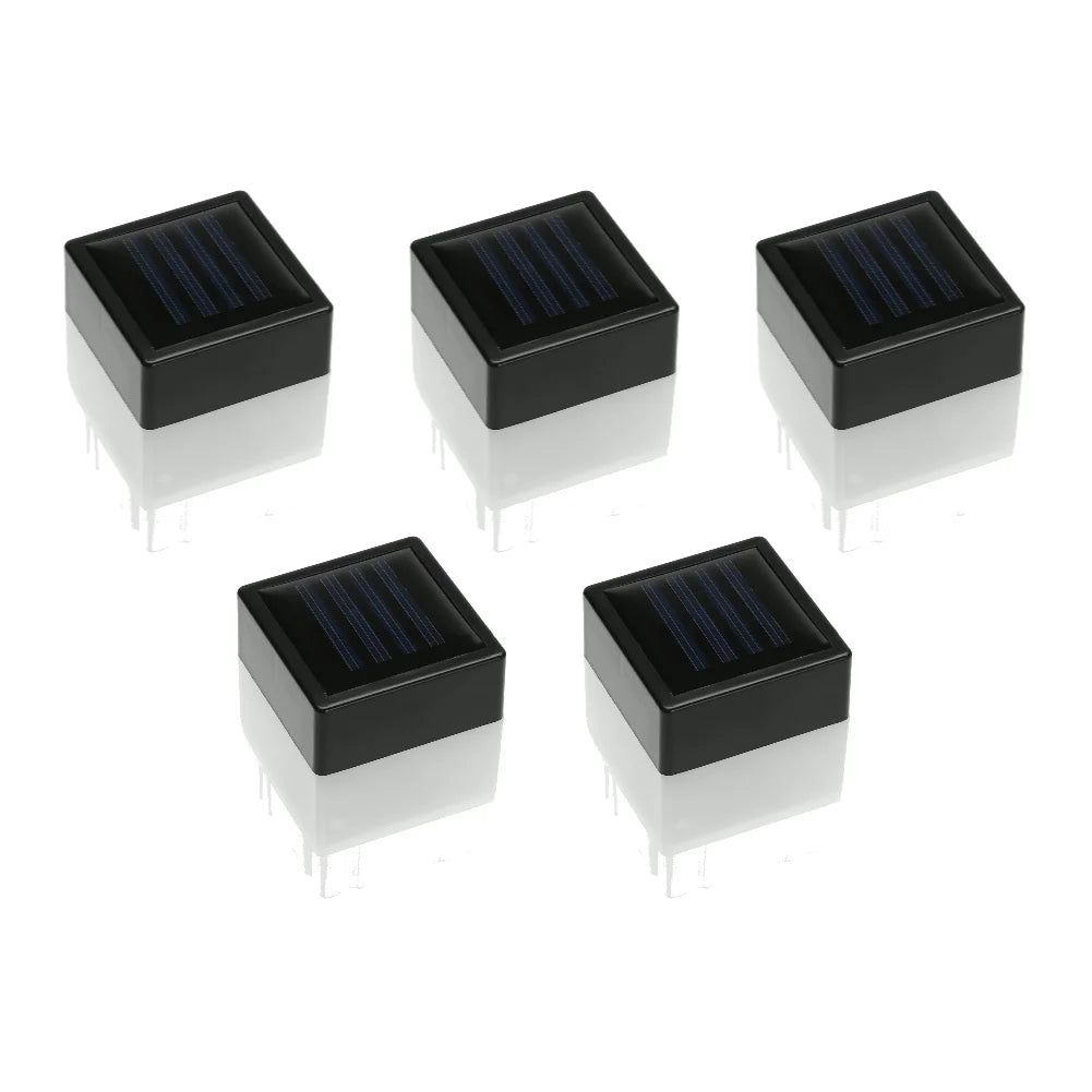 lampe solaire extérieure moderne noire blanche autoinstallation led hydrofuge