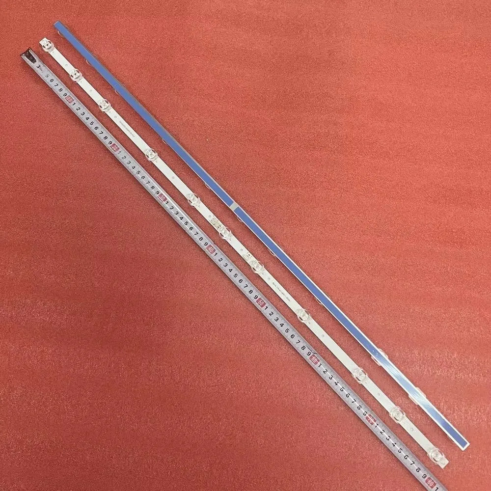ruban led blanc bleu moderne clips transparents 50mm réutilisable sans câble aluminium