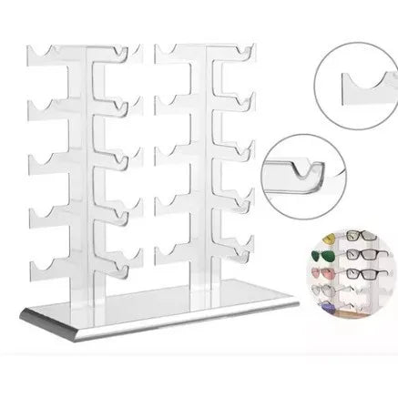 présentoir moderne lunettes clips acrylique niveaux rangement opticien