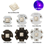 diodes led uv blanc noir 365nm 395nm pcb 16mm 20mm modernes technologiques