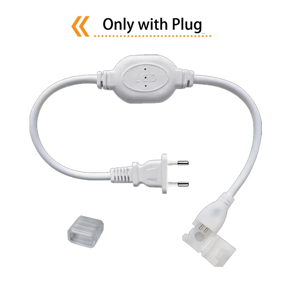 câble alimentation blanc moderne interrupteur clip protection 220v led 288m