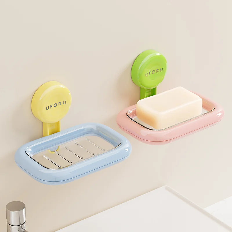 support savon moderne adhésif drainage savon couleur beige vert rose jaune bleu