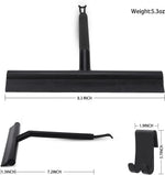 grattoir vitre raclette caoutchouc poignée suspension moderne nettoyage fenêtre noir minimaliste respectueux environnement
