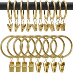 anneaux rideau pinces draperie moderne accessoires décoration intérieur métal noir