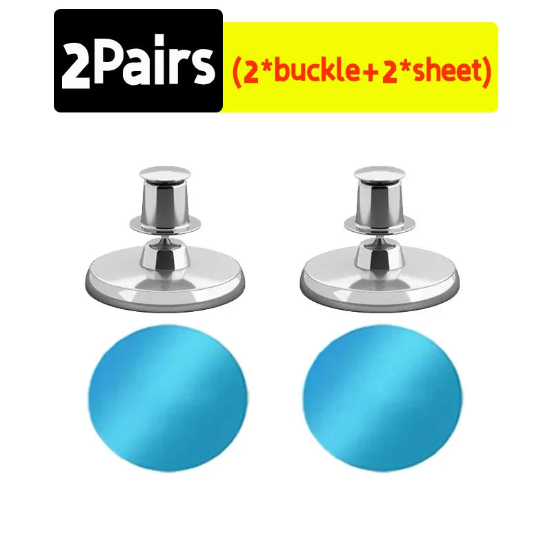 boucles magnétiques argentées rideaux voilages attaches décoratives clips fixation moderne