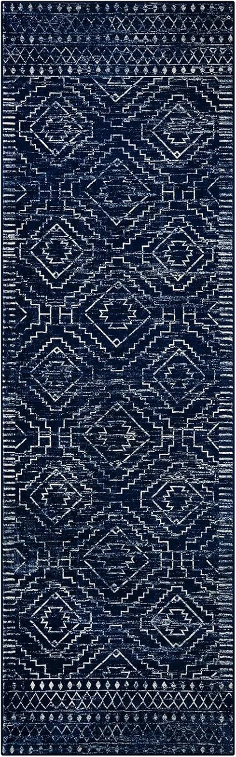tapis moderne ethnique motifs géométriques floraux antidérapant extérieur intérieur polypropylène polyester rouge noir grisclair