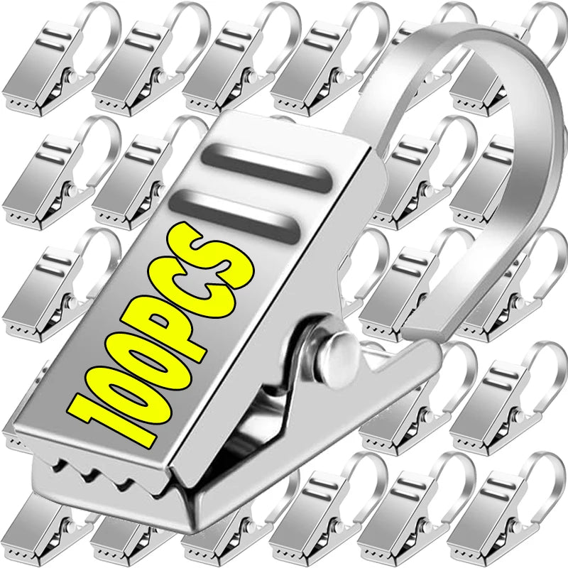 clips rideau acier inoxydable moderne 100 pieces 10 pieces 20 pieces 30 pieces 50