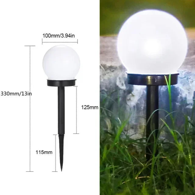 projecteur solaire led changeante couleur moderne étanche ip65 extérieur jardin noir clou facile