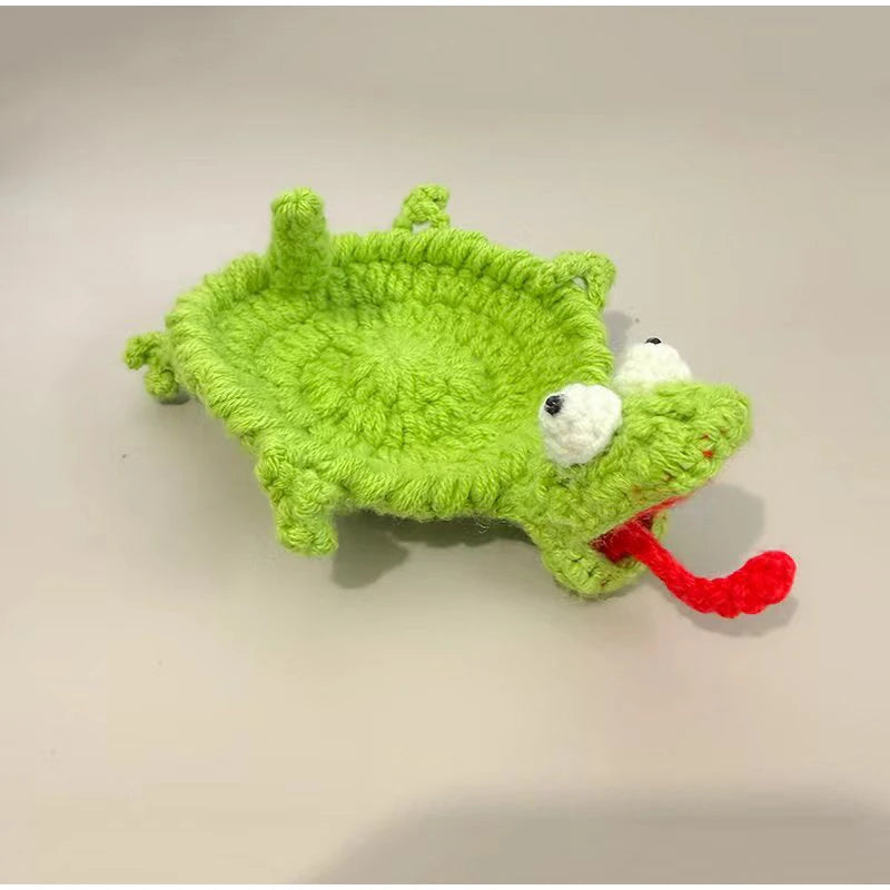 coasters animaux tête serpent tortue adhésifs créatifs couleur vert bleu beige jaune marron