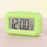 horloge numérique moderne rétroéclairée led quartz blanc noir vert rose bleu lcd