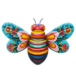 décoration murale abeille colorée motifs floraux chambre salon extérieur