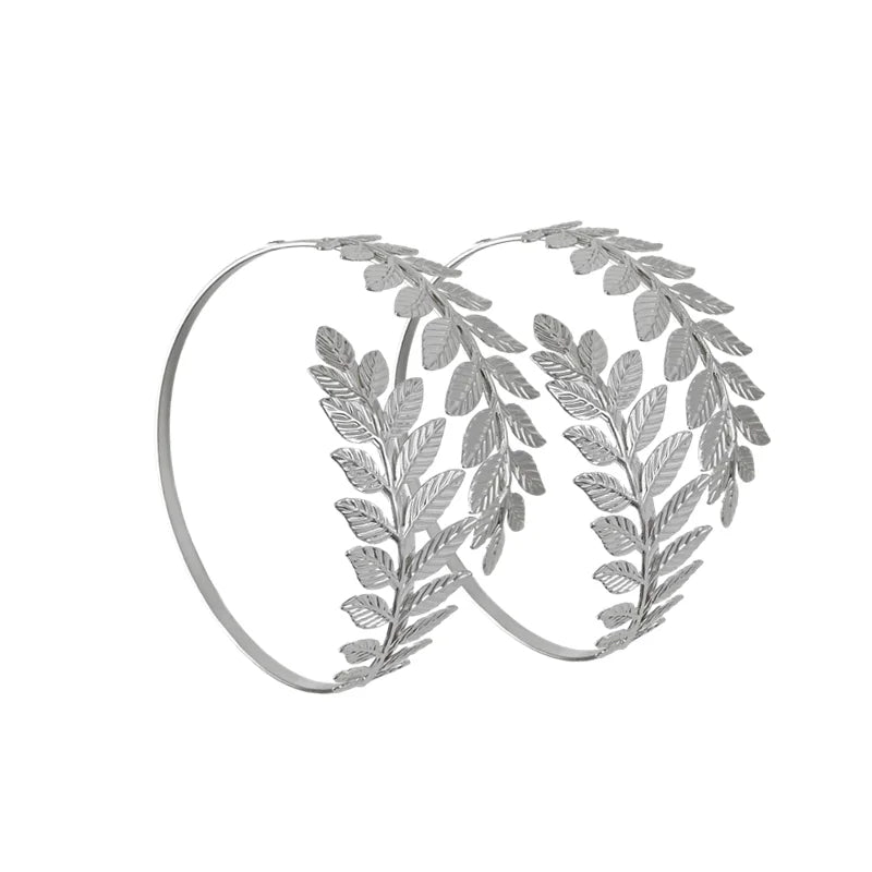 Accessoire fenêtre or argent feuilles stylisées classique anti rayures facile chambre restaurant
