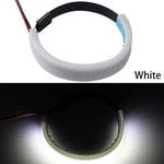 bracelet lumineux moderne couleur blanc bleu rouge jaune clips métalliques 25cm 13.3cm 1.2cm led