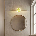 lampe murale led moderne or noir 40 60 cm mur vis fixe éclairage chambre