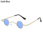 lunettes soleil unisexe rondes vintage or noir gris transparentes classiques punk anti reflet uv