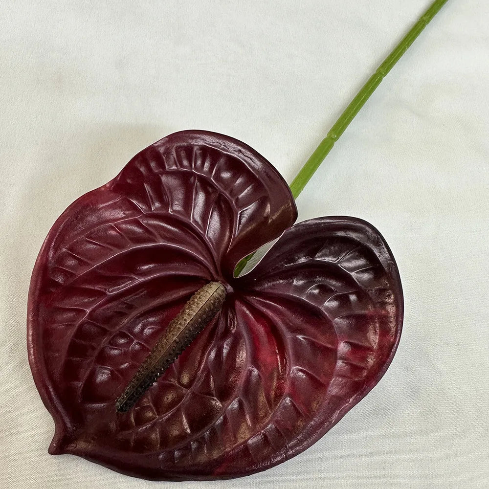 fleurs artificielles anthurium modernes multiple couleurs intérieur décoration mariage événements