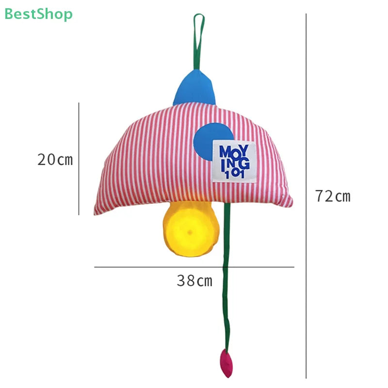 veilleuse d'ambiance rechargeable forme dessin animé couleur rose lumineuse chambre enfantinaire