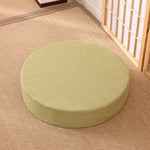 coussin sol tissu lin rouge gris bleu beige marron violet vert moderne minimaliste adhésif