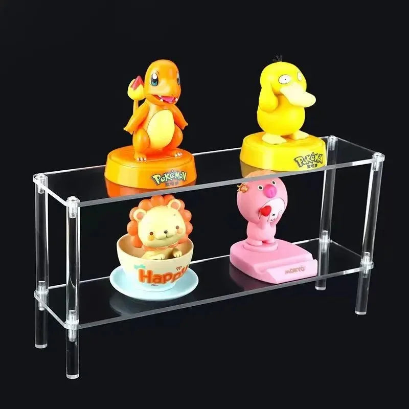 étagère acrylique transparente présentoir vertical cosmétiques vernis ongles figurines jouets salon