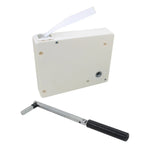 mètre ruban blanc pratique poignée noire mesure 120mm 32mm 152mm
