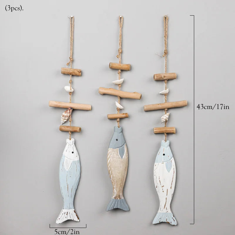 décoration murale marine phare bateau maison figurines poissons livres bois nautique ancres textures