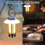lampe poche portable led rechargeable blanc noir jaune doré transparent bandes vertes moderne compact