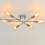 lampe suspension led chrome doré noir moderne ampoules vintage éclairage quotidien monté surface cuisine