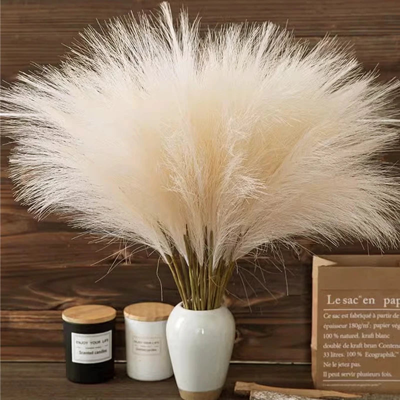 plumes artificielles fluffy blanches rustiques decoration maison exterieur adhésif naturel pièces
