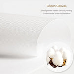 toile impression lettre moderne sans cadre blanc rectangle vertical 30x40cm 40x50cm 50x70cm A4