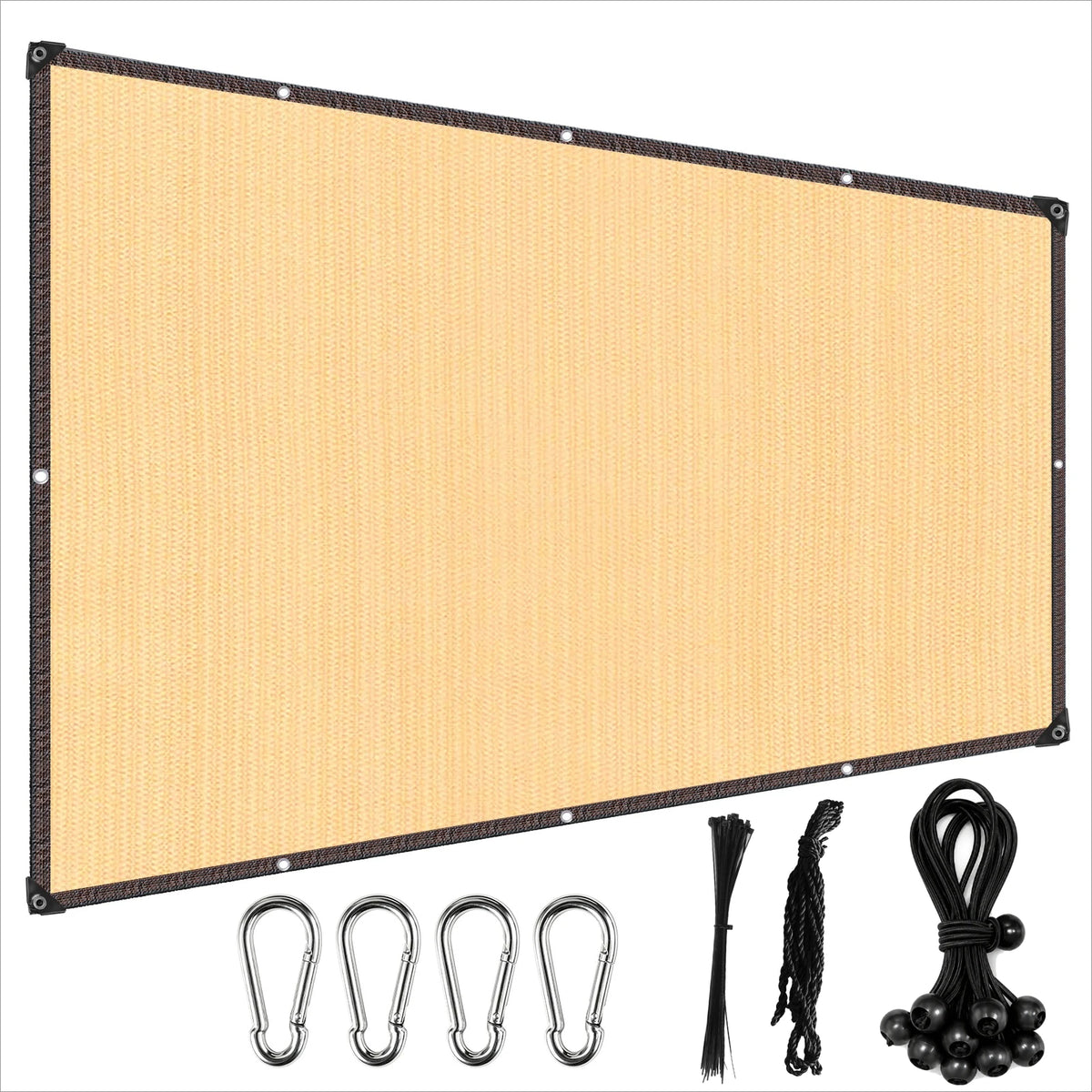 toile marron noir tissée fine moderne anneaux snap hook corde elastic ball strapsiaux