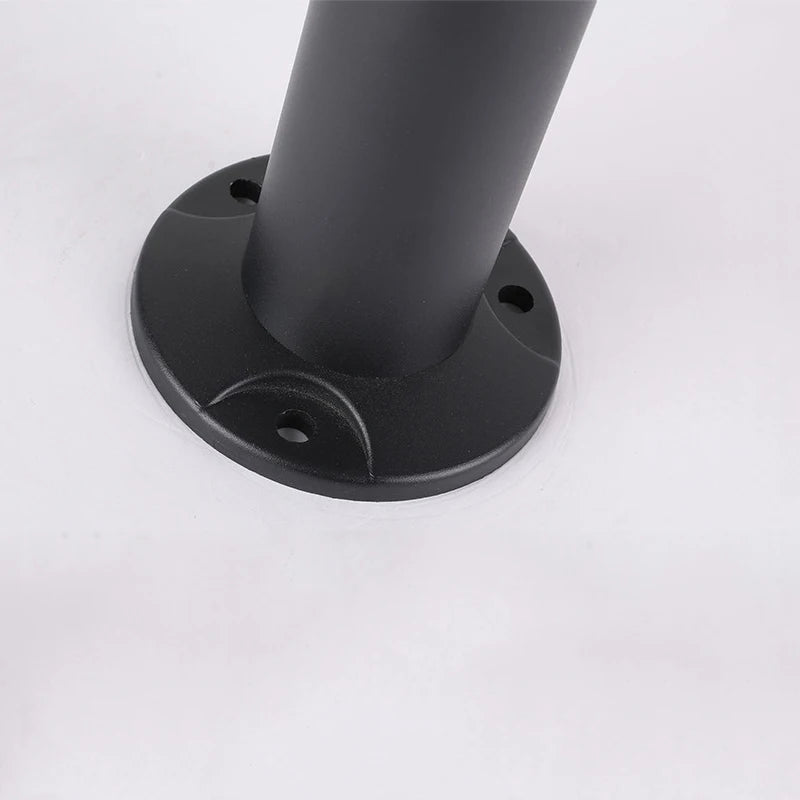 lampe solaire noire moderne ip65 led 10w bras rotatifs autonomesextérieur