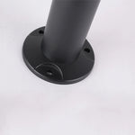 lampe solaire noire moderne ip65 led 10w bras rotatifs autonomesextérieur
