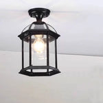 lampe vintage noir doré rétro géométrique opacité interrupteur bouton led montée surface