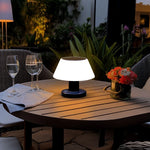lampe table moderne rechargeable usb blanc noir matériau abs led variable intensité basse consommation