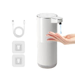 distributeur automatique savon noir blanc rechargeable tactile moderne minimaliste