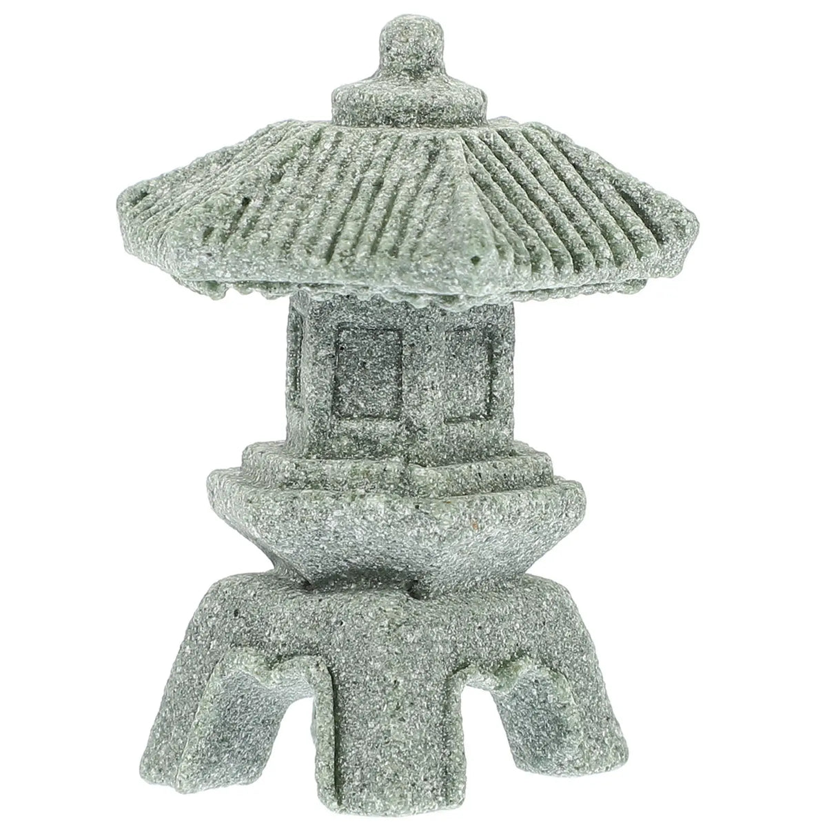 décoration jardin japonais statue pagode pierre naturelle traditionnelle aquarium terrarium ornement extérieur