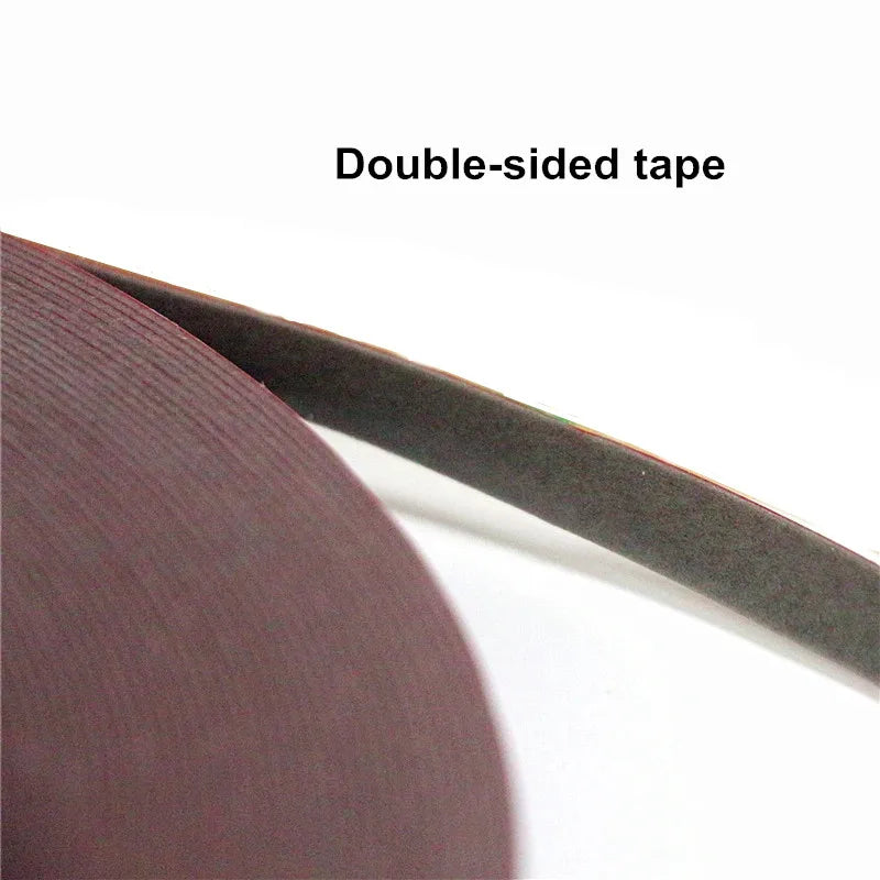 ruban adhésif double face 35m largeur 8mm 10mm 12mm rouge texture rugueuse pratique utilitaire