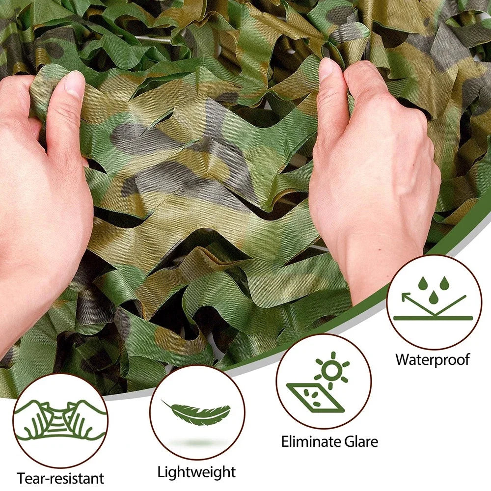 filet camouflage extérieur protection solaire vert marron beige traditionnel militaire opaqué assemblage facile