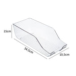 boîtes rangement transparentes moderne poignées crèmes gels lotions fridge organizer
