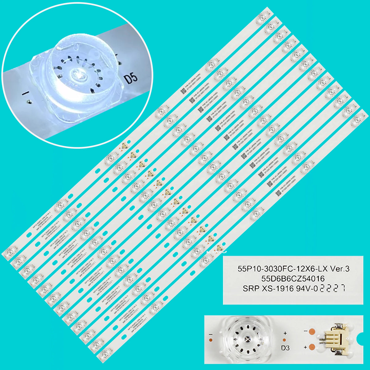 bande lumineuse led blanc moderne opacité fixations connecteur eléctrique