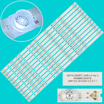 bande lumineuse led blanc moderne opacité fixations connecteur eléctrique