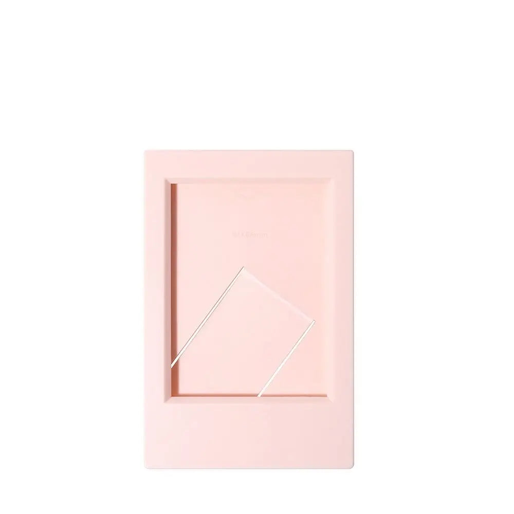 cadre photo moderne minimaliste adhésif vert bleu rose blanc noir imprimé photographique opaquet unisexe
