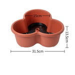 bac fleurs modulable vert foncé moderne bac fleurs plastique lisse empilable roulettes maison jardin