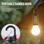 lampe led solaire camping portable noire blanche transparente moderne pratique crochets câble